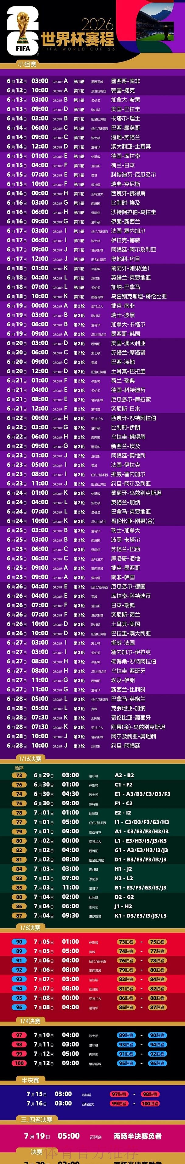 2026世界杯直播最新最佳